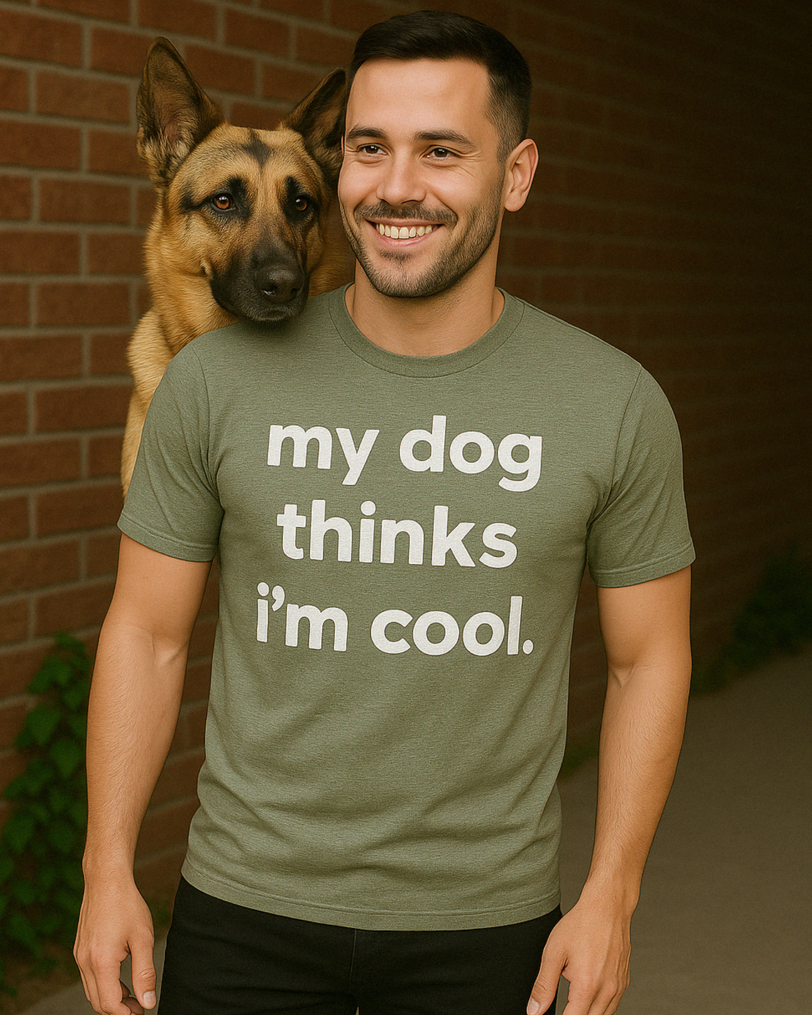 MY DOG THINKS I'M COOL