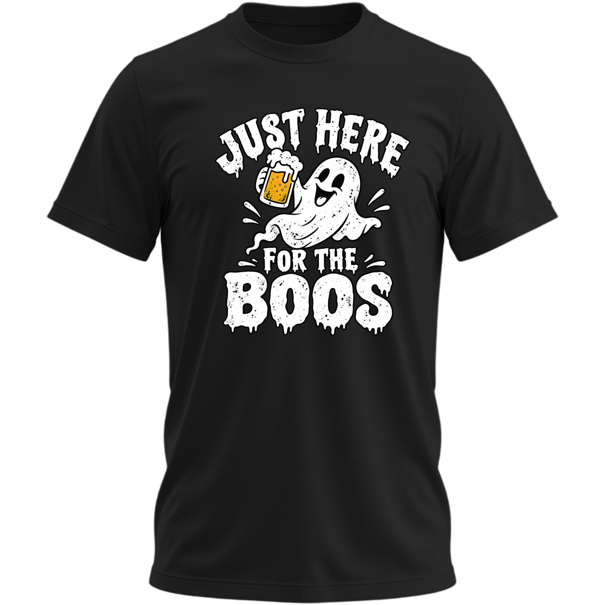 Just Here for the Boos V2 black T-shirt