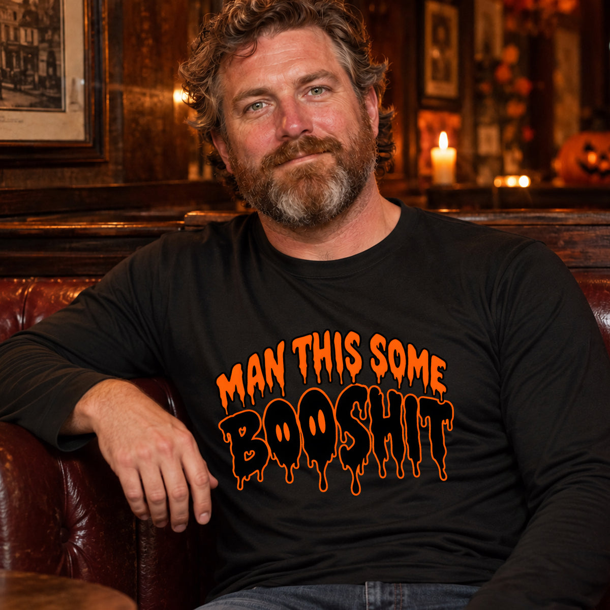 Man This Some Booshit V1 long sleeve lifestyle image 1