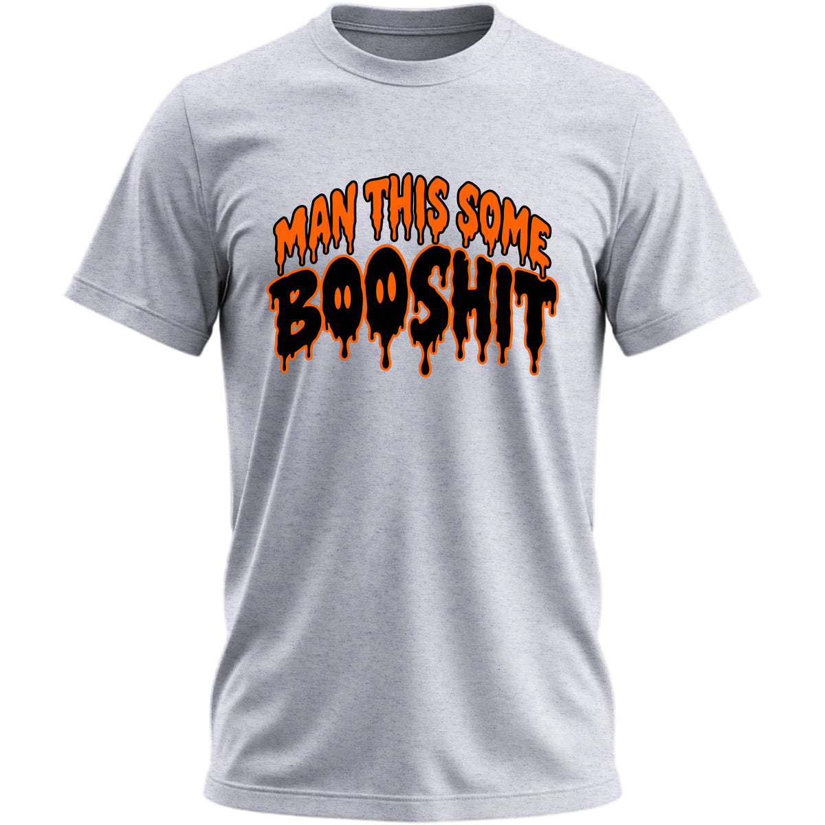 Man This Some Booshit V1 grey heather T-shirt