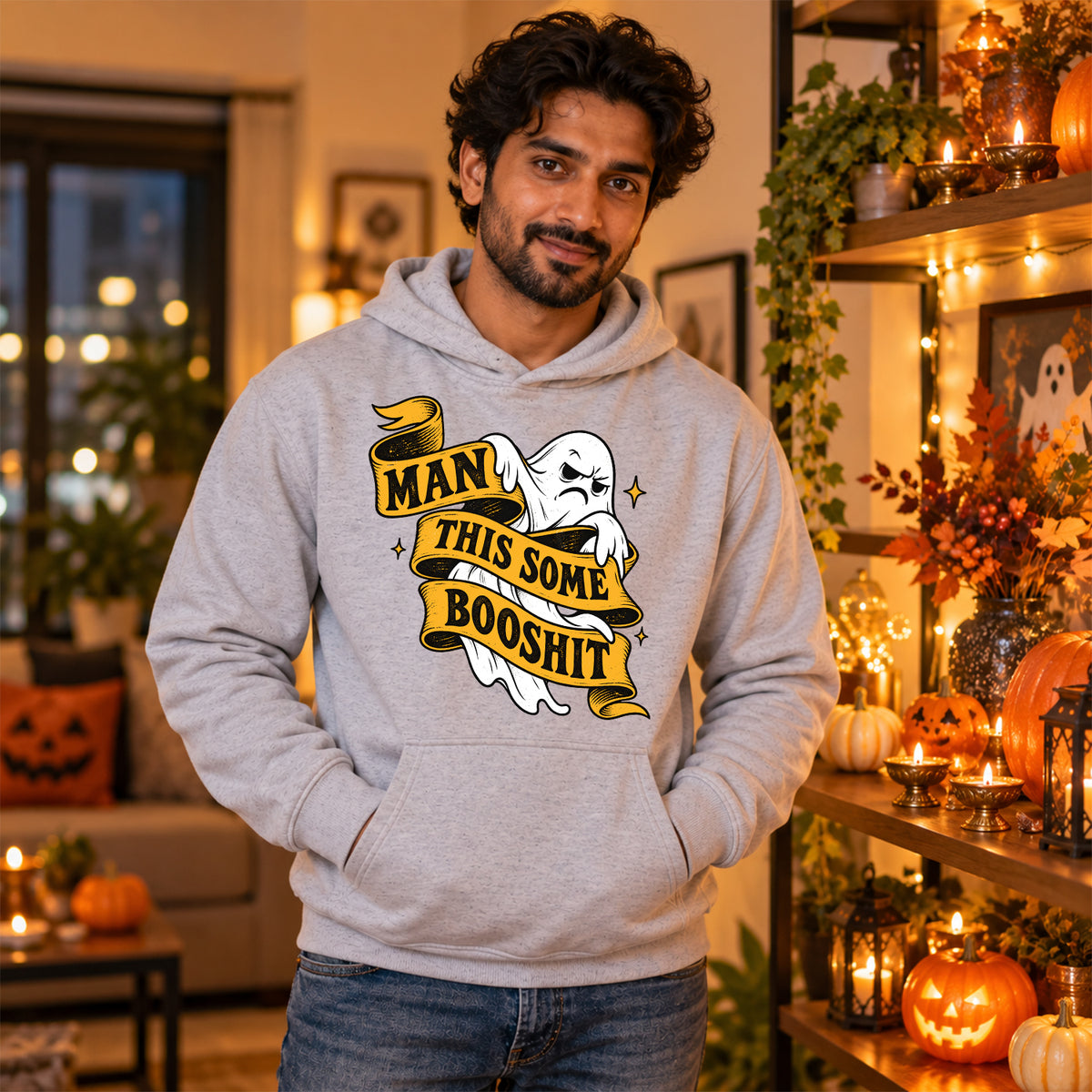 Man This Some Booshit V2 hoodie lifestyle image 1