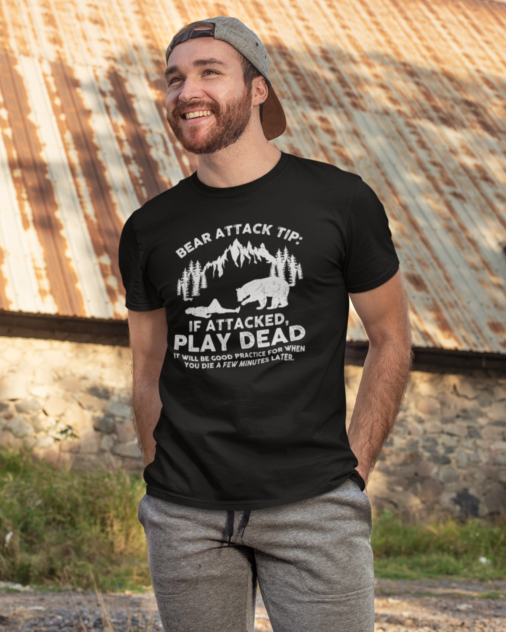BEAR ATTACK TIP: IF ATTACKED PLAY DEAD