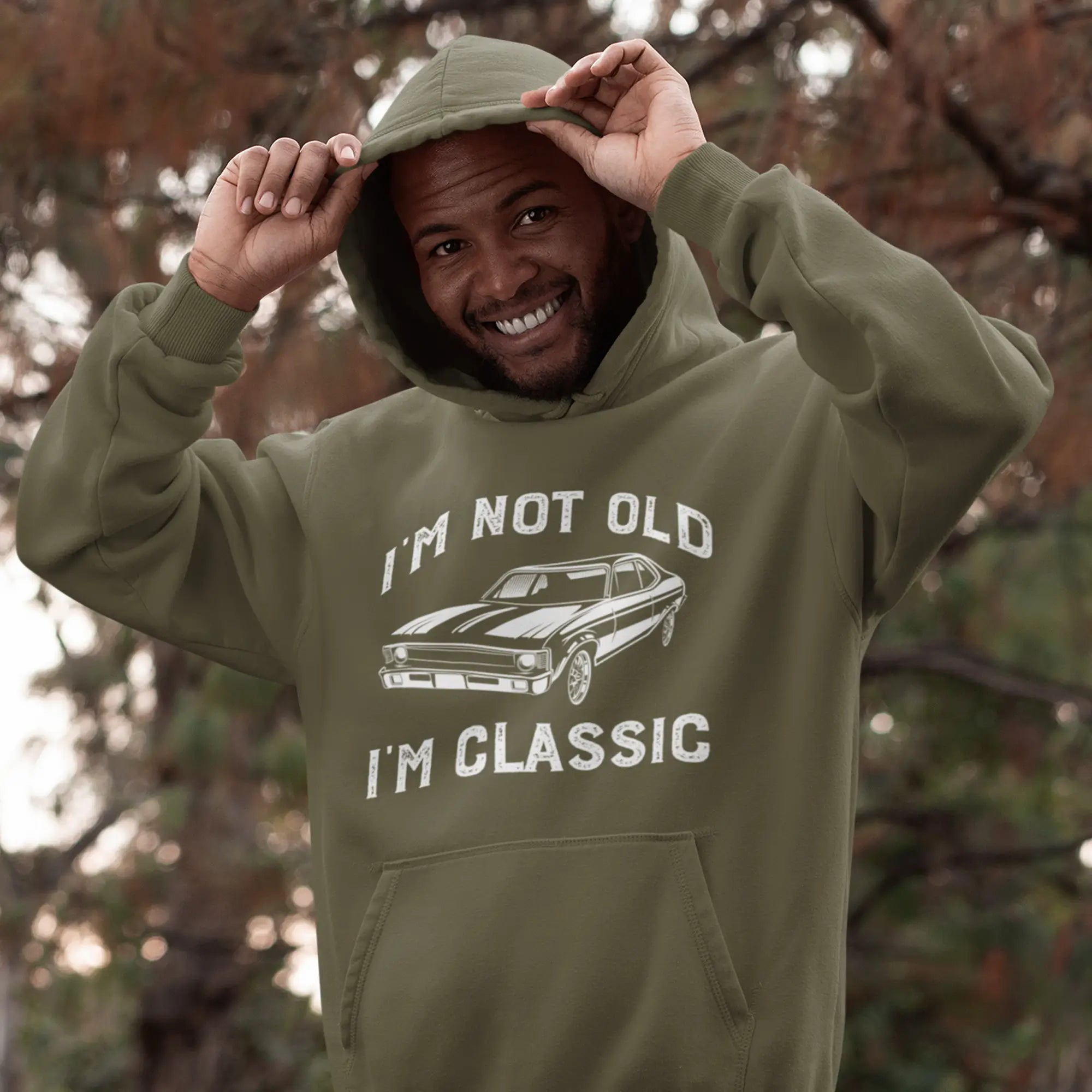 I'm not old I'm classic Car Hoodie