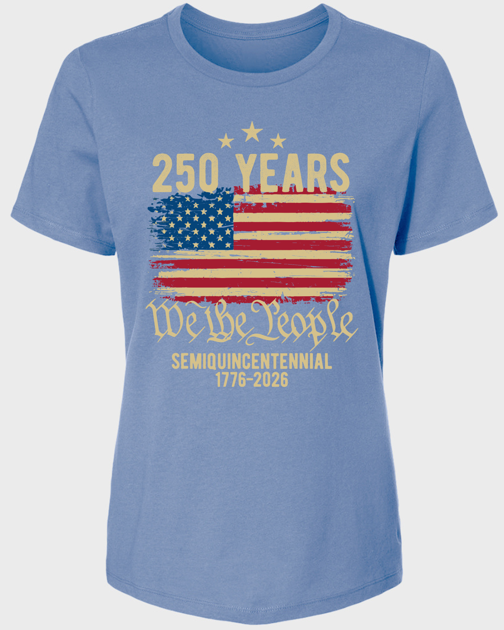We The People 250 Years | 1776–2026 American Pride Women's T-Shirt
