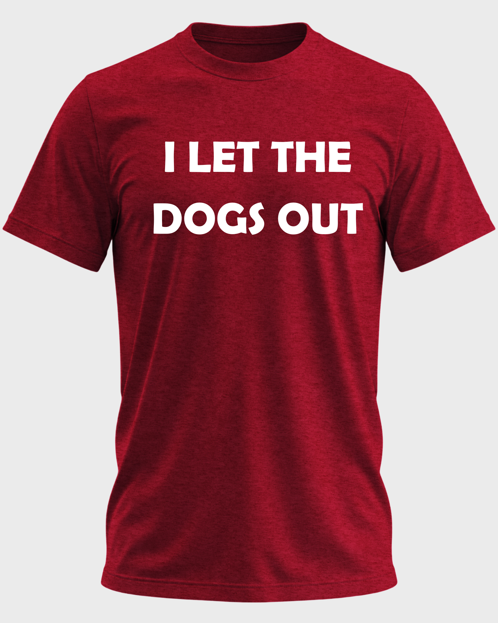 I Let the Dogs Out T-Shirt – Funny Dog Owner Shirt, Dog Walker Humor Tee, Pet Parent Graphic T-Shirt