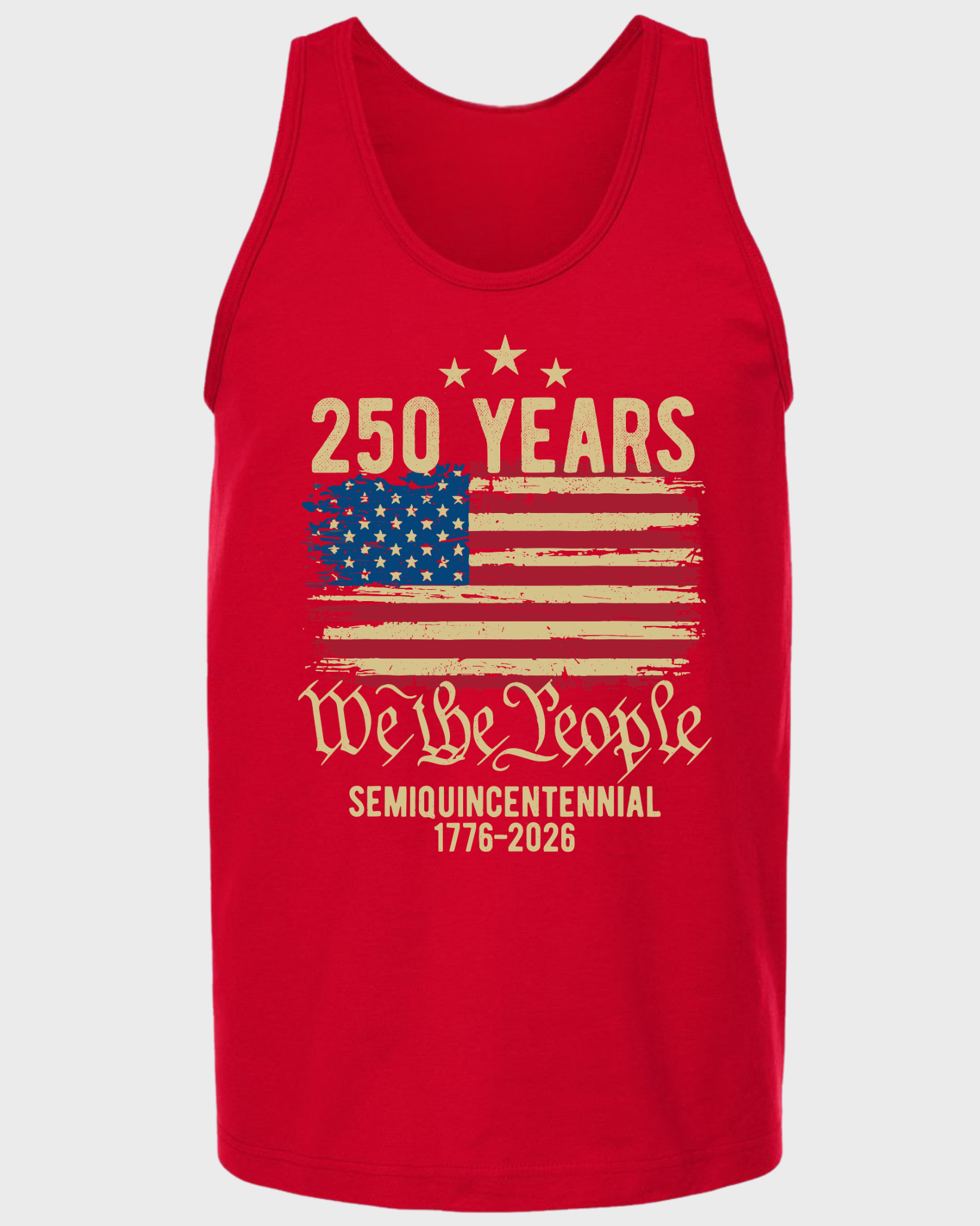 We The People 250 Years | 1776–2026 American Pride Tank Top