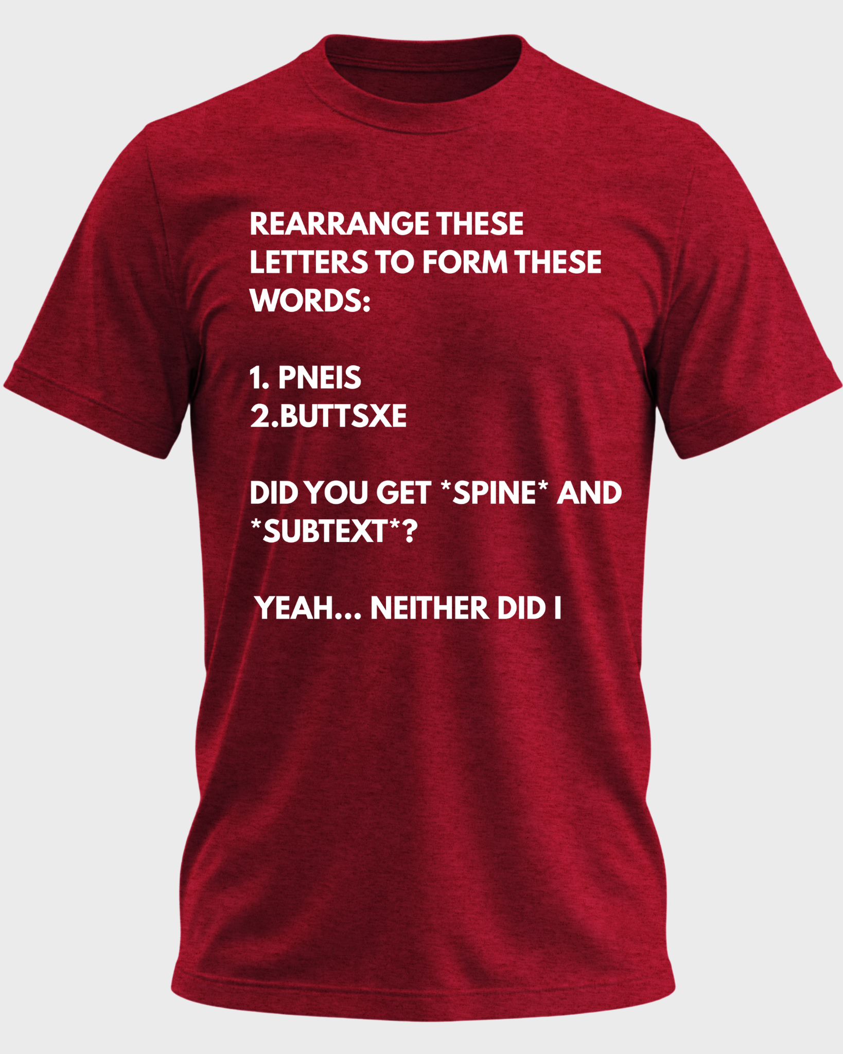 Rearrange These Letters Puzzle Tee