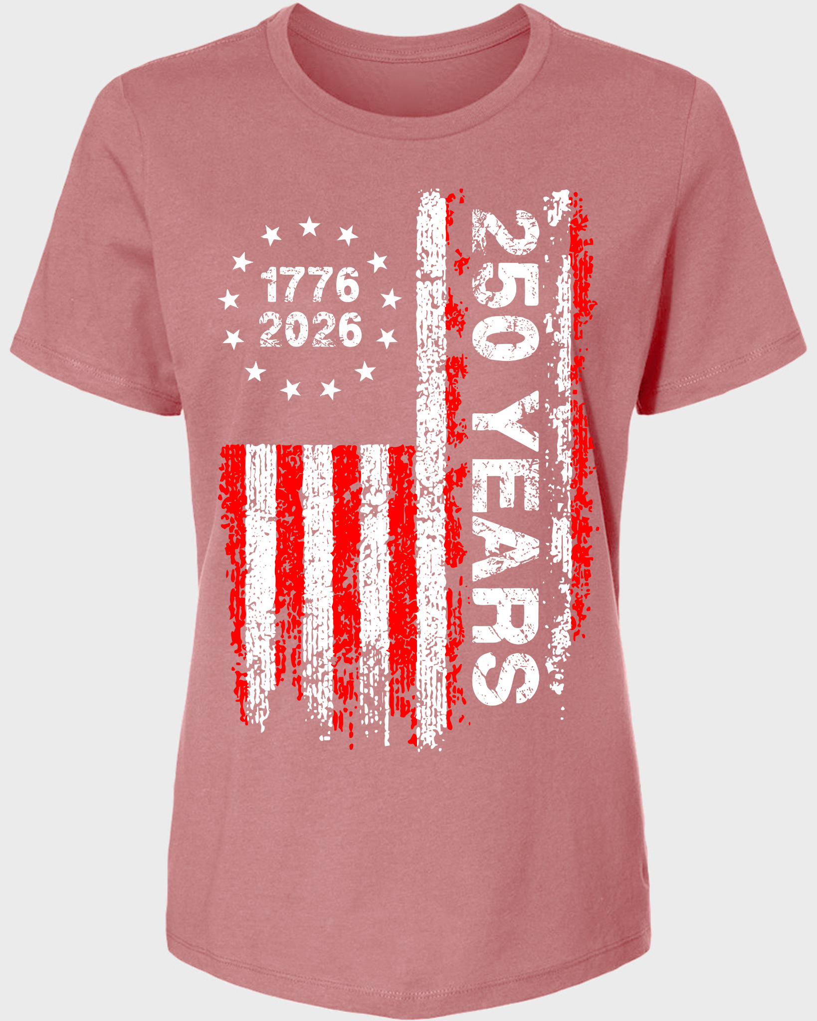 America 250 Years – 1776–2026 Patriotic Flag Women T-Shirt
