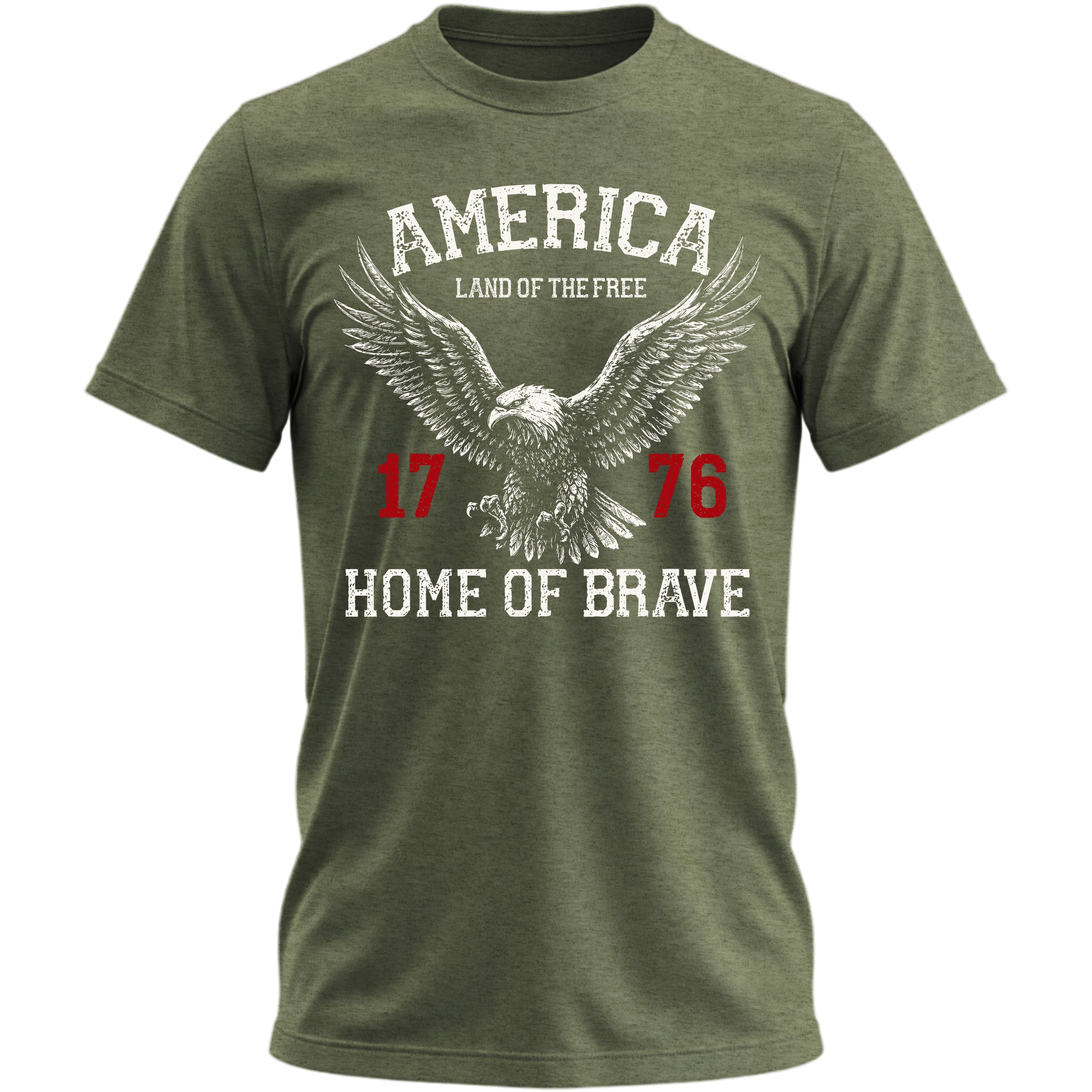 AMERICA LAND OF THE FREE HOME OF THE BRAVE