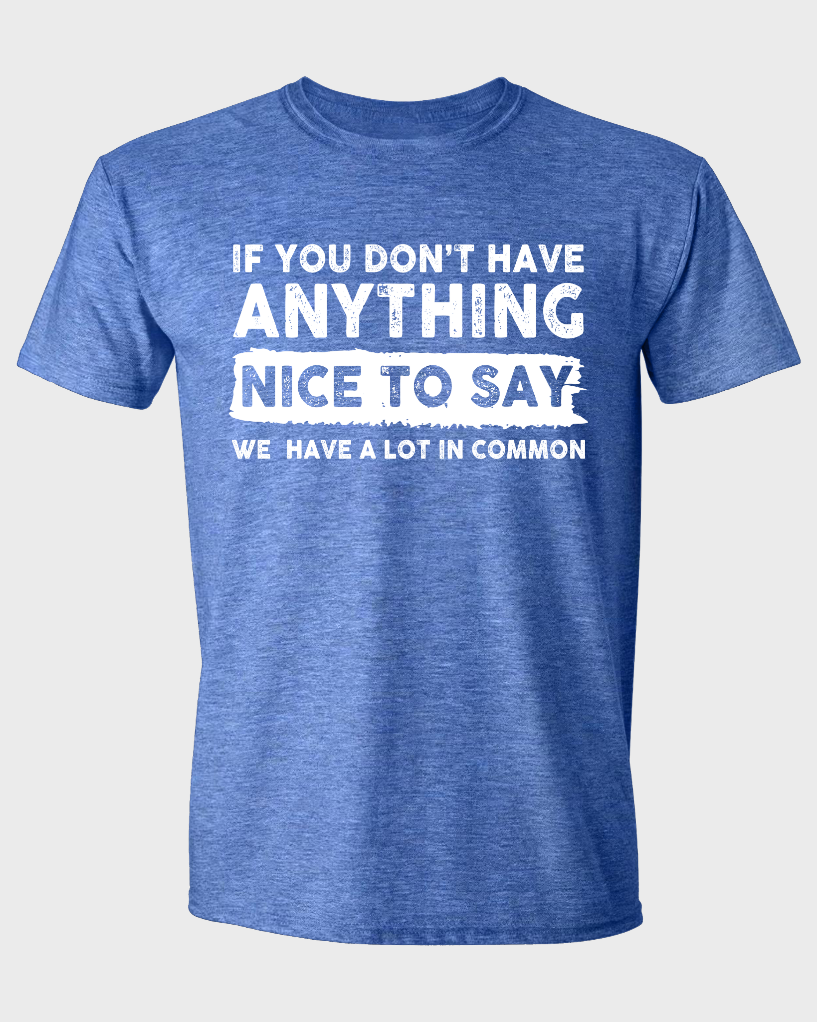 IF YOU DON'T HAVE ANYTHING NICE TO SAY WE HAVE A LOT IN COMMON.