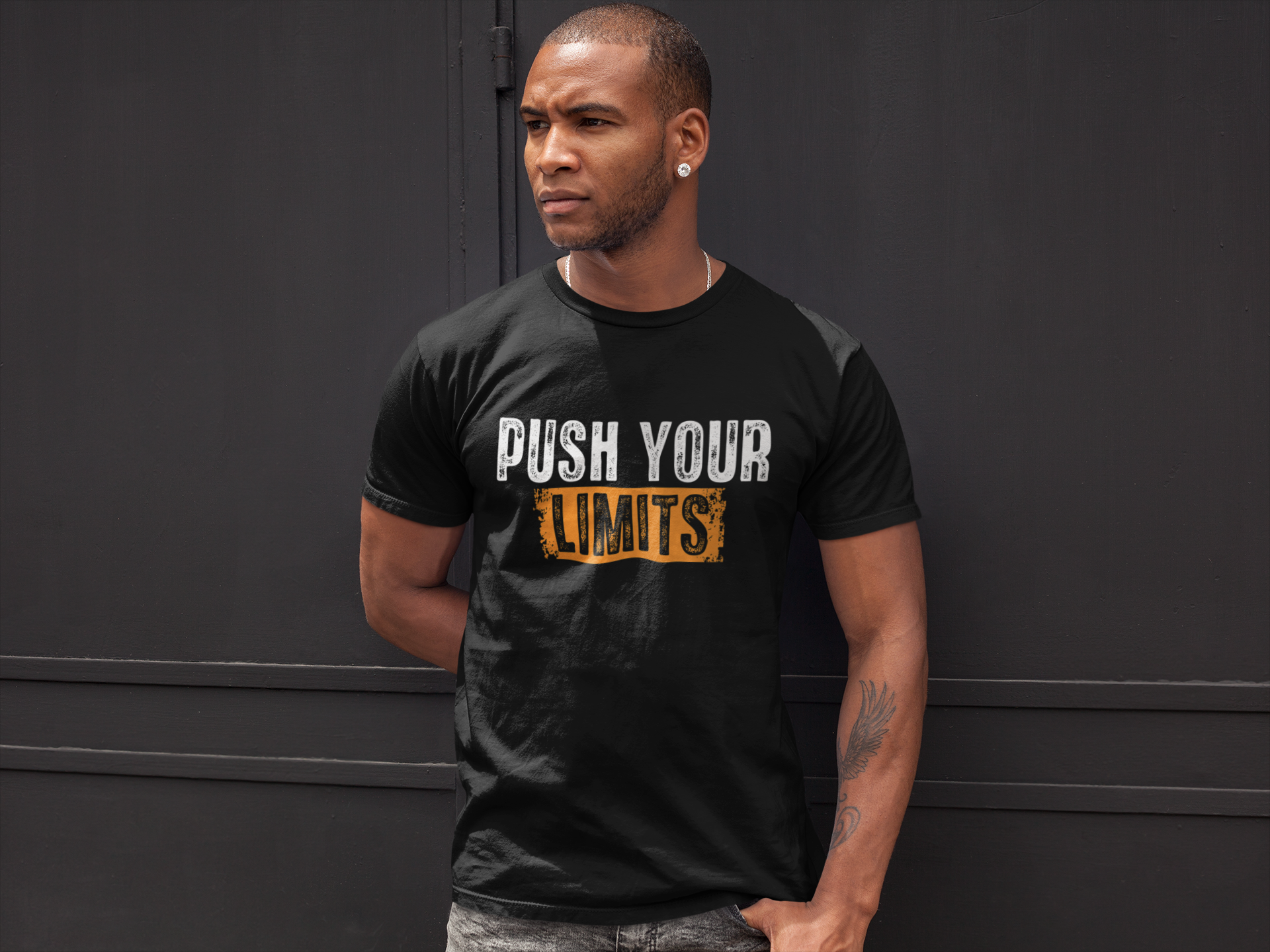 Push Your Limits T-Shirt – Motivational Quote Shirt, Everyday Inspiration Tee, Never Give Up Mindset Graphic Shirt
