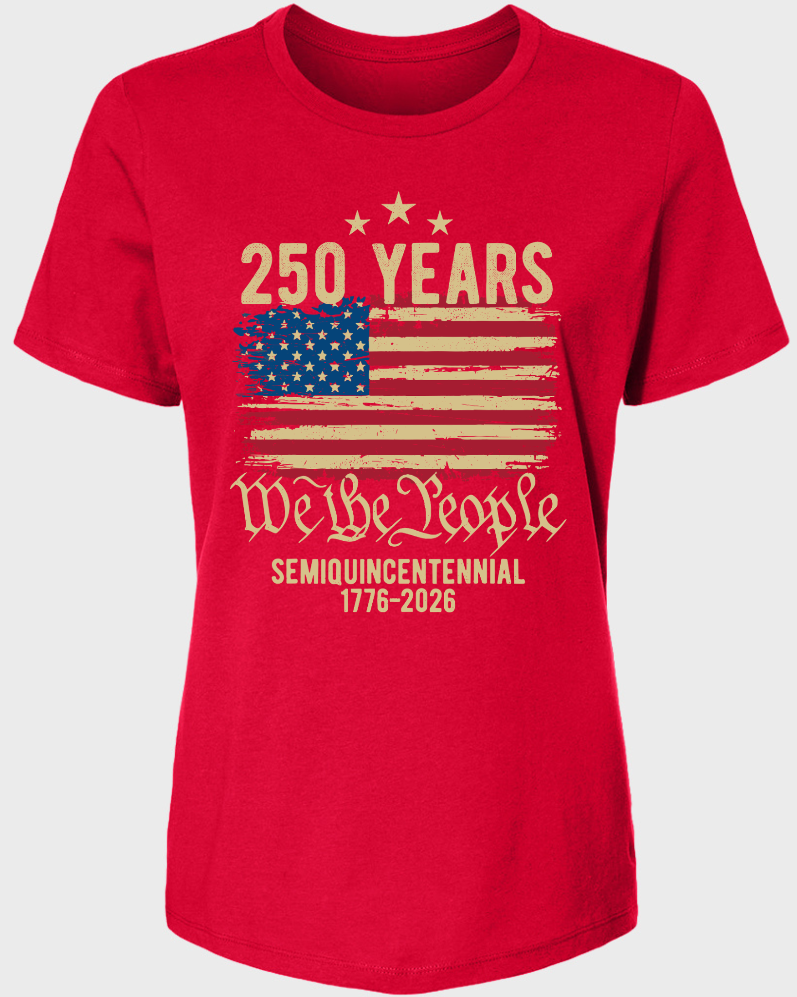 We The People 250 Years | 1776–2026 American Pride Women's T-Shirt