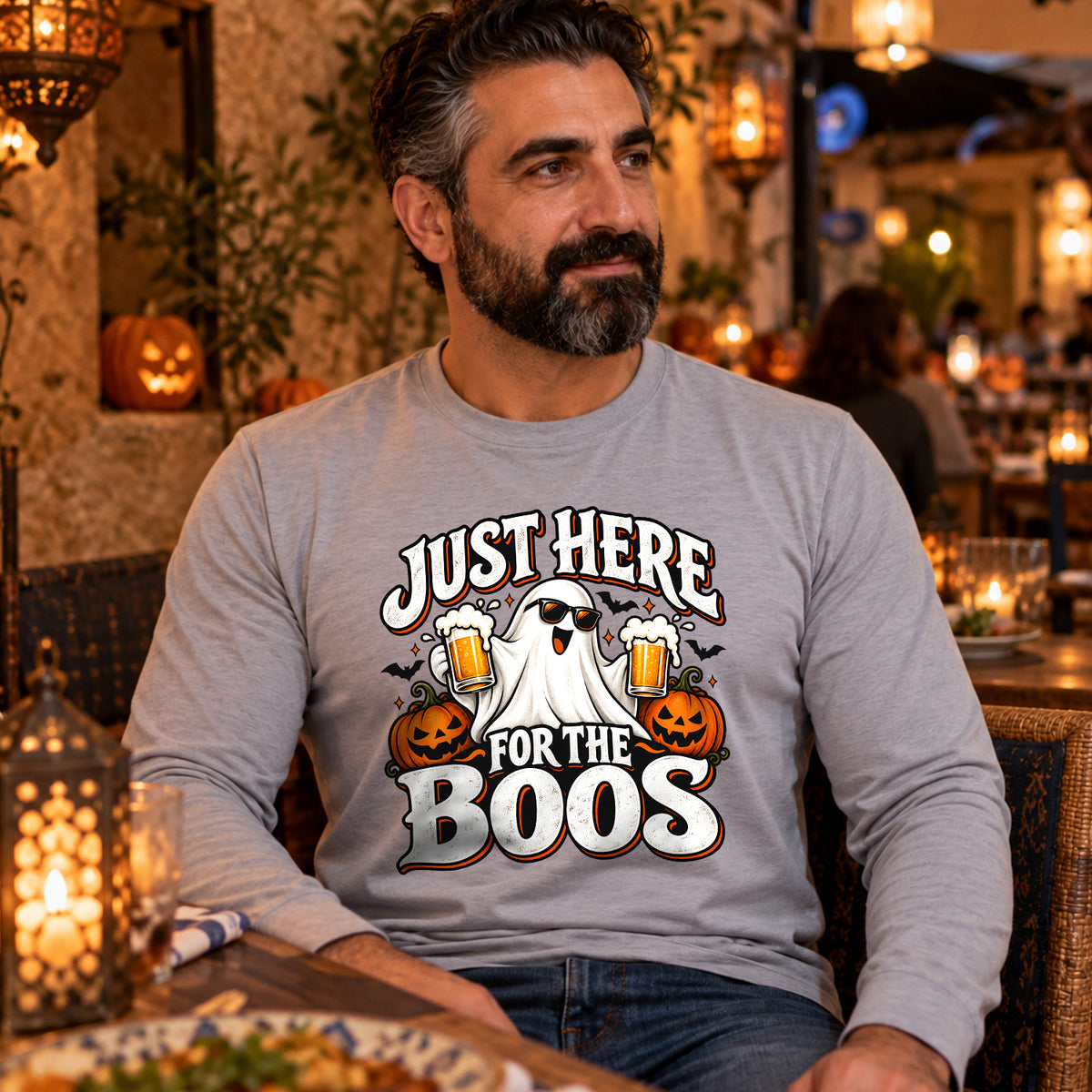 Just Here for the Boos V1 long sleeve lifestyle image 2