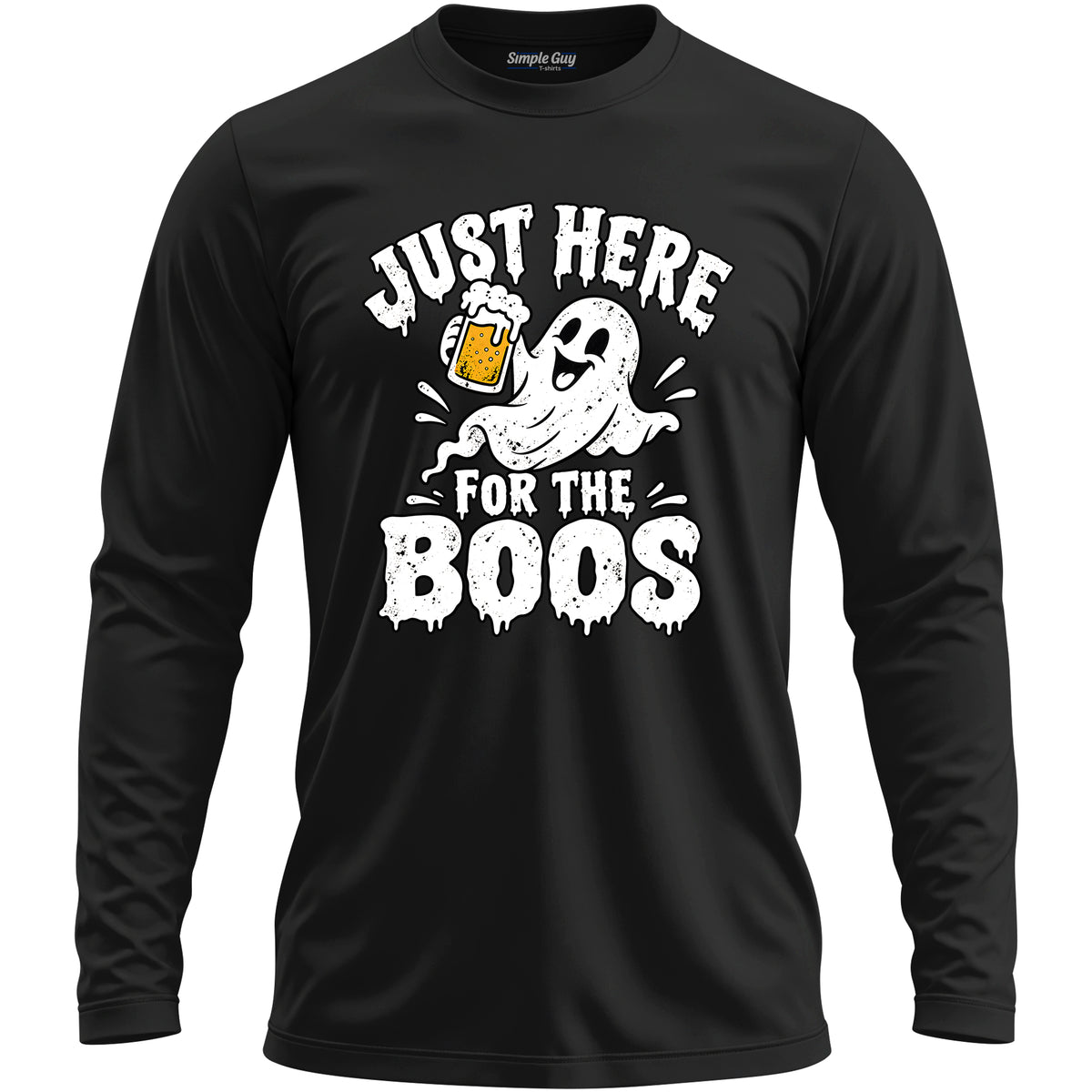 Just Here for the Boos V2 black long sleeve