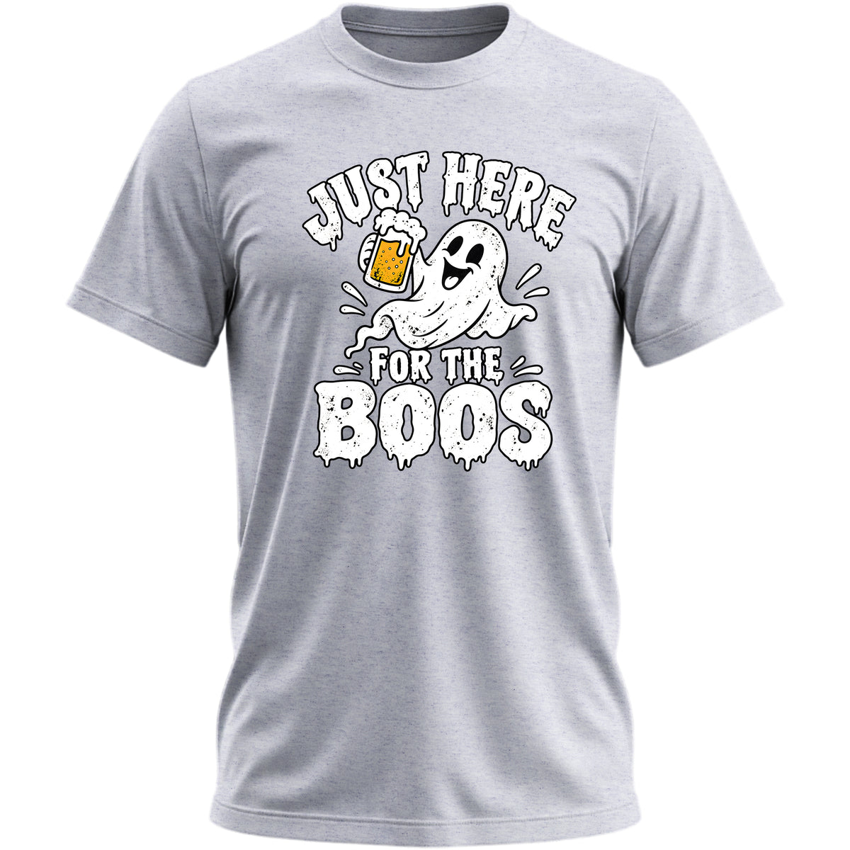 Just Here for the Boos V2 grey heather T-shirt