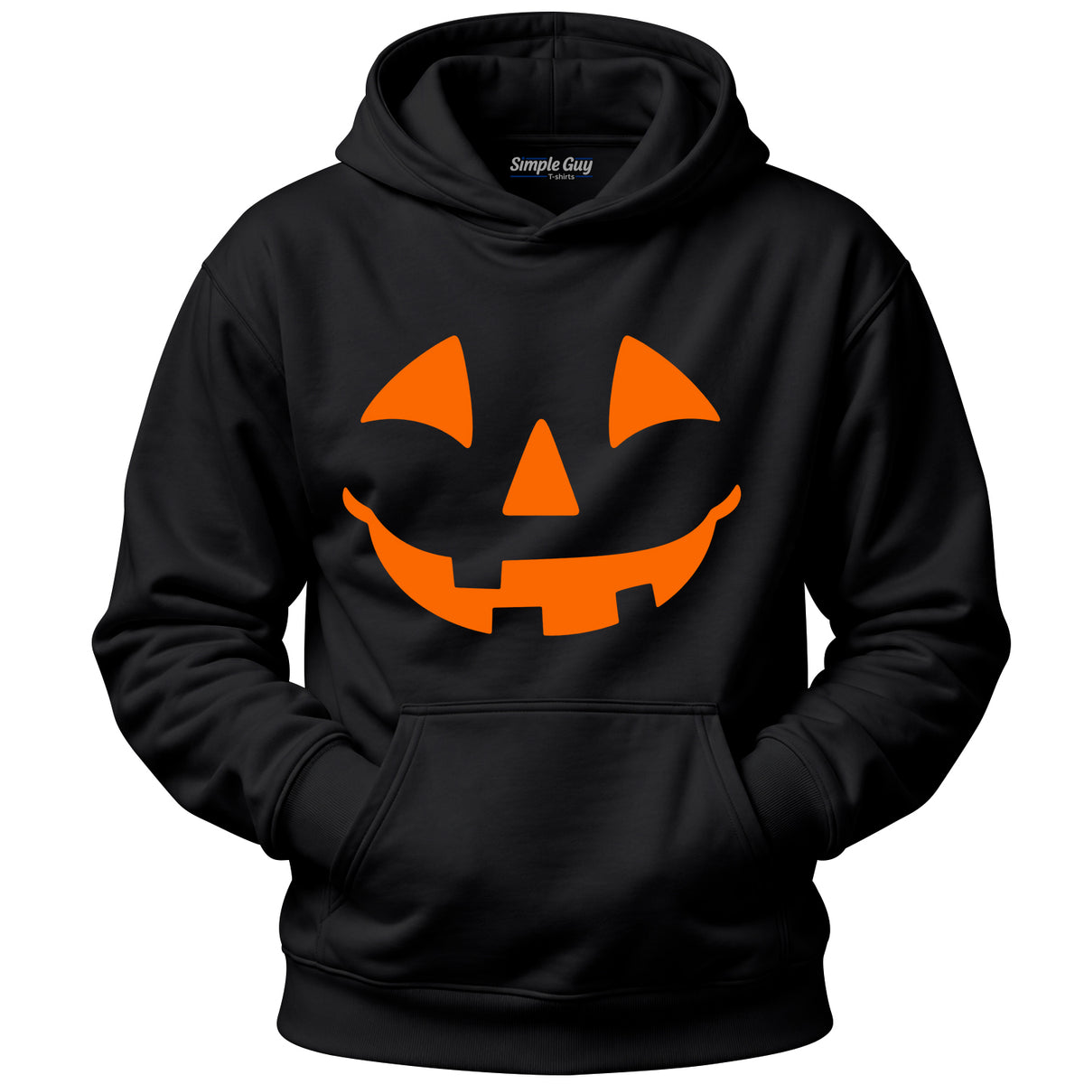 Pumpkin Smile black hoodie