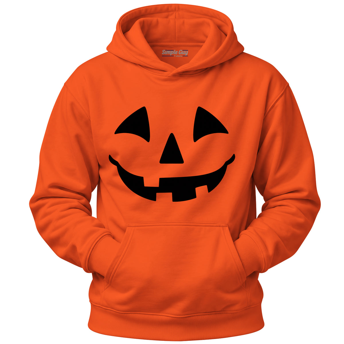 Pumpkin Smile orange hoodie