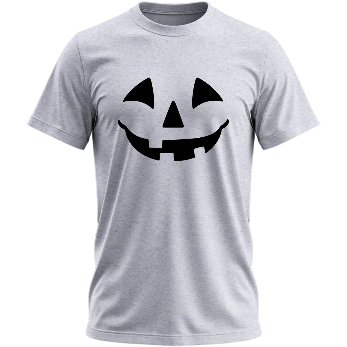 Pumpkin Smile grey heather T-shirt