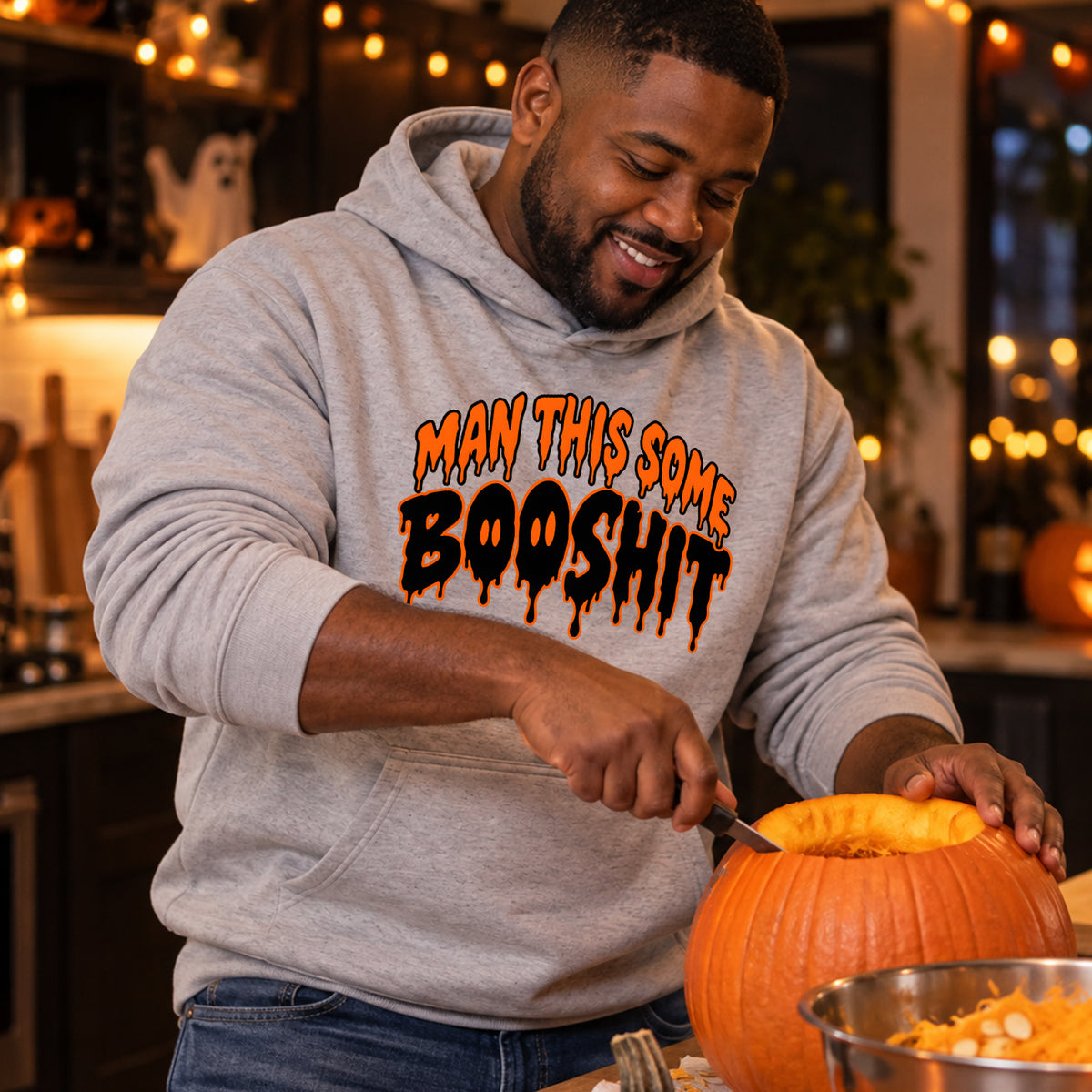 Man This Some Booshit V1 hoodie lifestyle image 1
