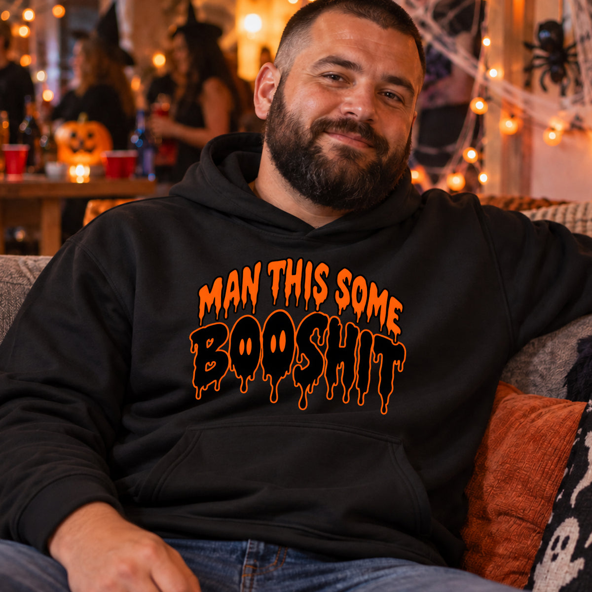 Man This Some Booshit V1 hoodie lifestyle image 2