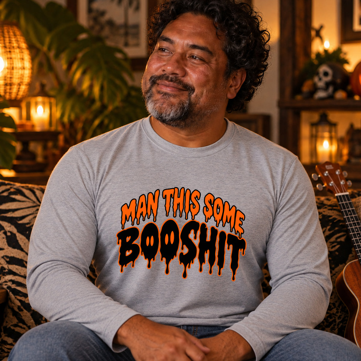 Man This Some Booshit V1 long sleeve lifestyle image 2