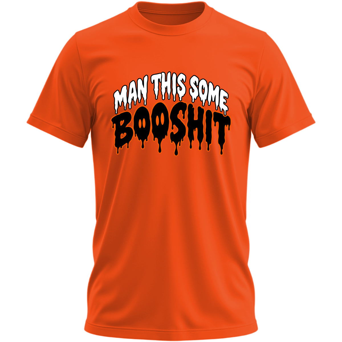 Man This Some Booshit V1 orange T-shirt
