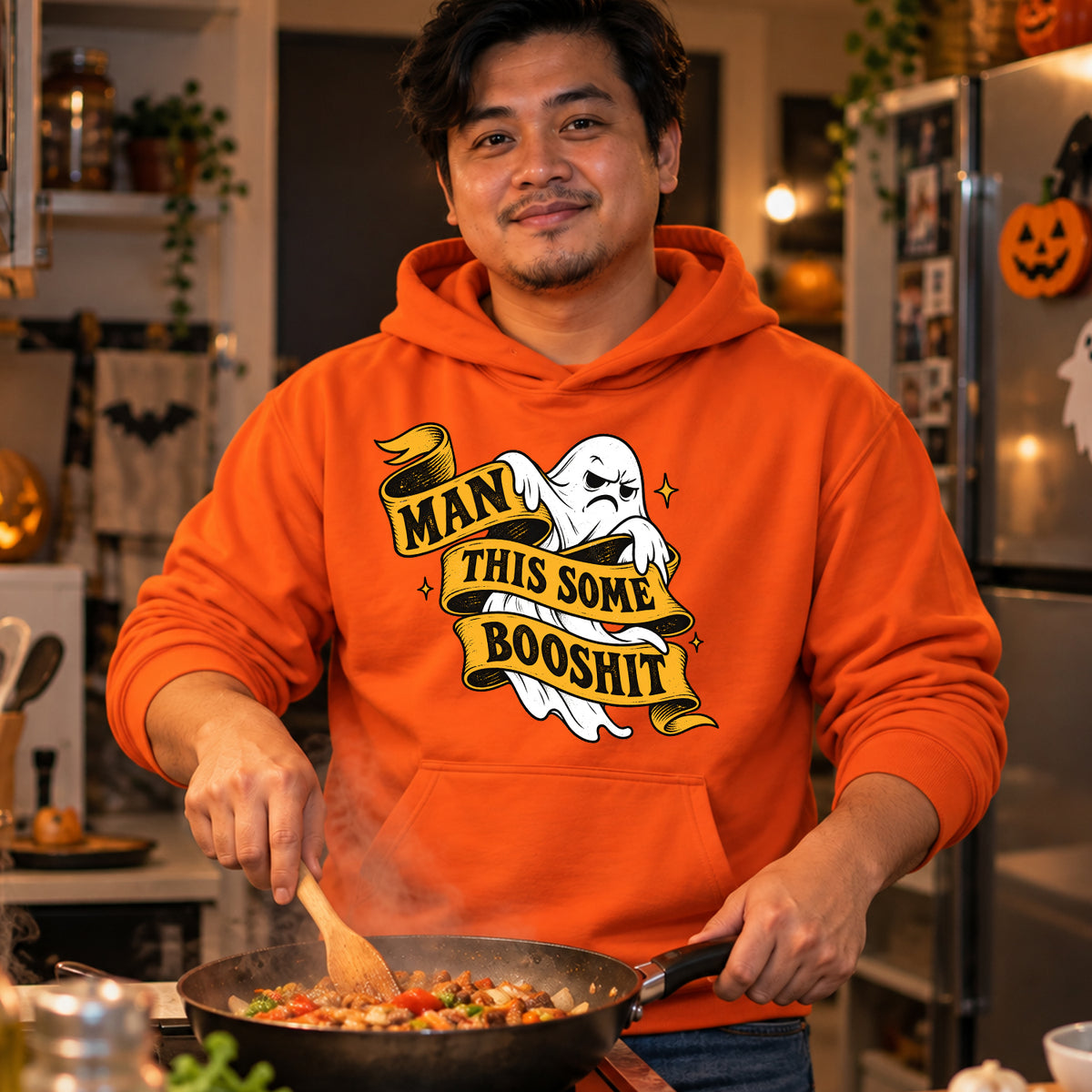 Man This Some Booshit V2 hoodie lifestyle image 2