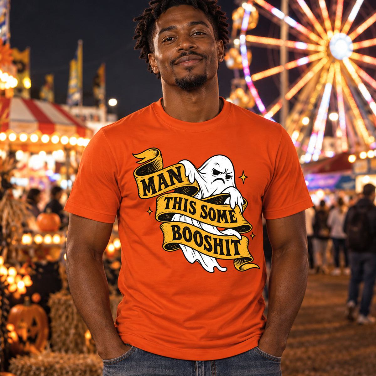 Man This Some Booshit V2 T-shirt lifestyle image 2