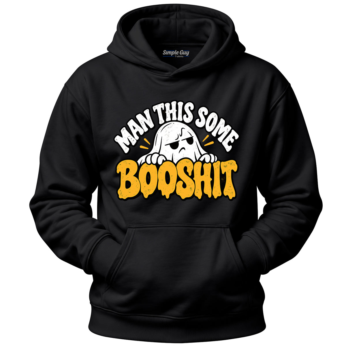 Man This Some Booshit V3 black hoodie