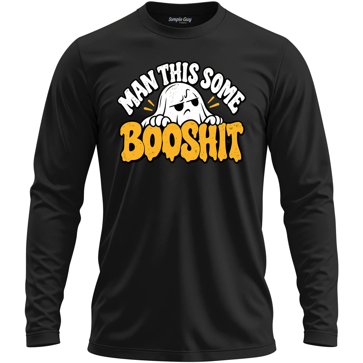 Man This Some Booshit V3 black long sleeve