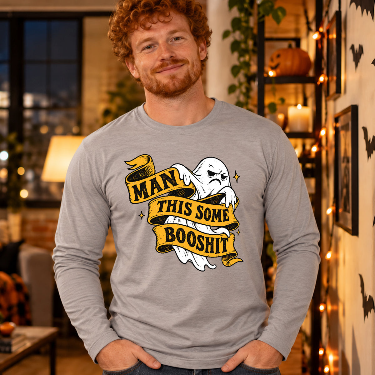 Man This Some Booshit V3 long sleeve lifestyle image 2