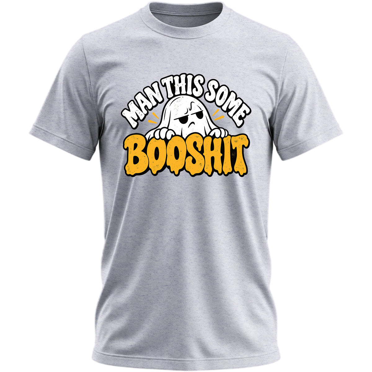 Man This Some Booshit V3 grey heather T-shirt