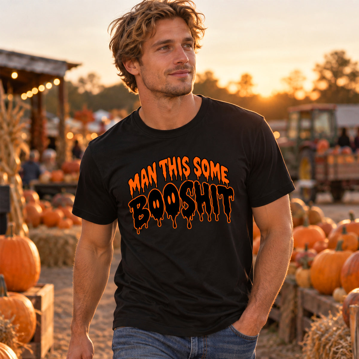 Man This Some Booshit V3 T-shirt lifestyle image 1