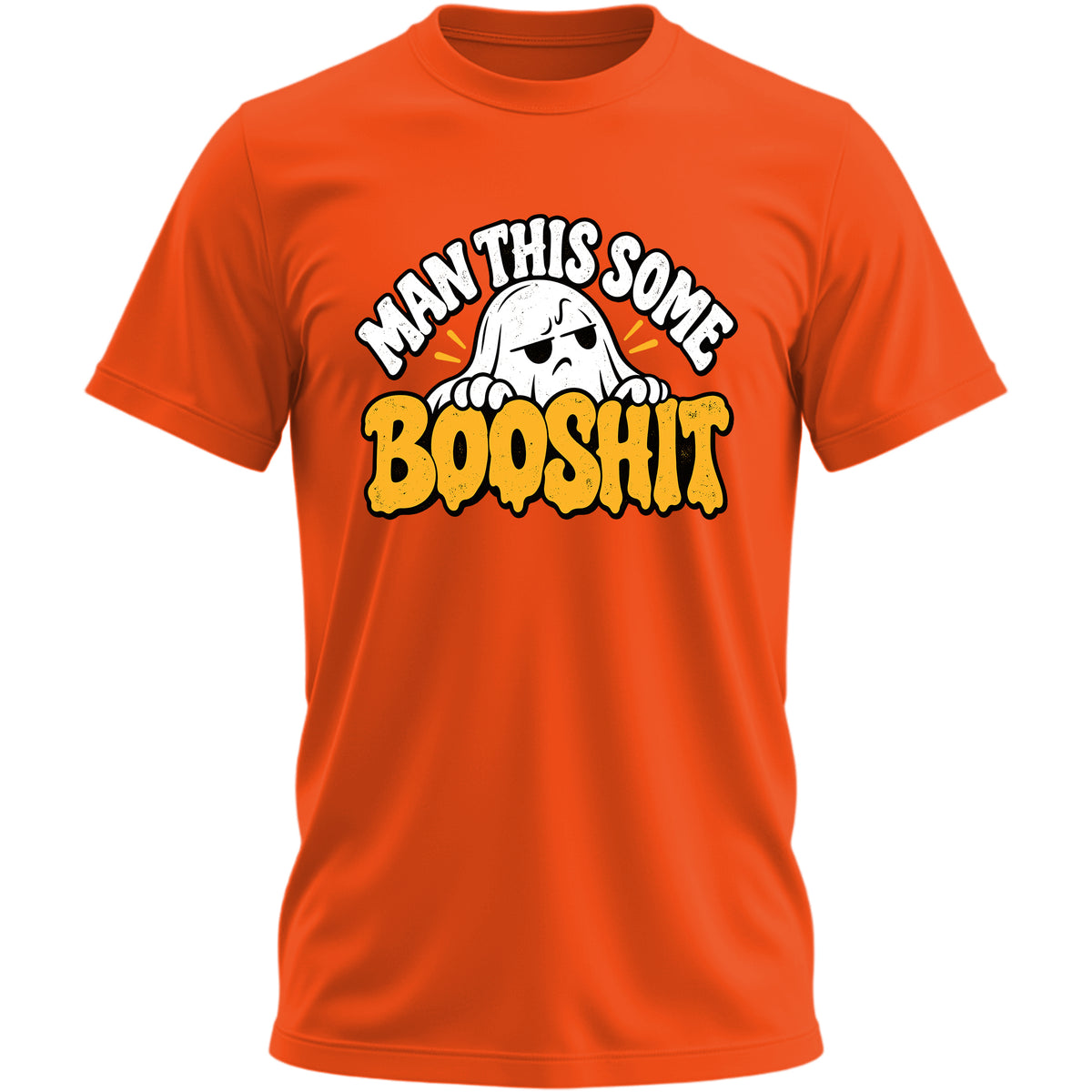 Man This Some Booshit V3 orange T-shirt