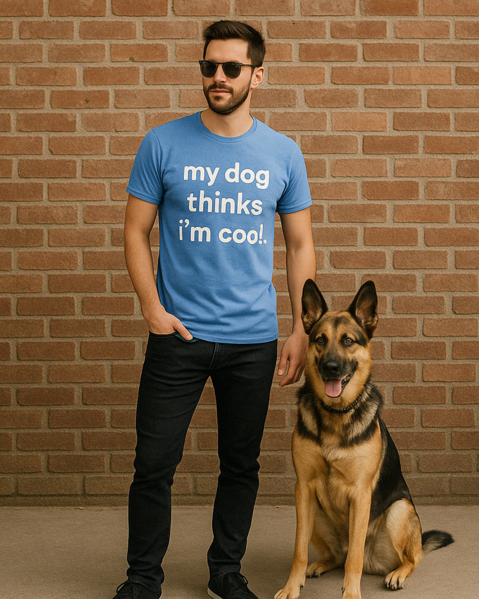 MY DOG THINKS I'M COOL