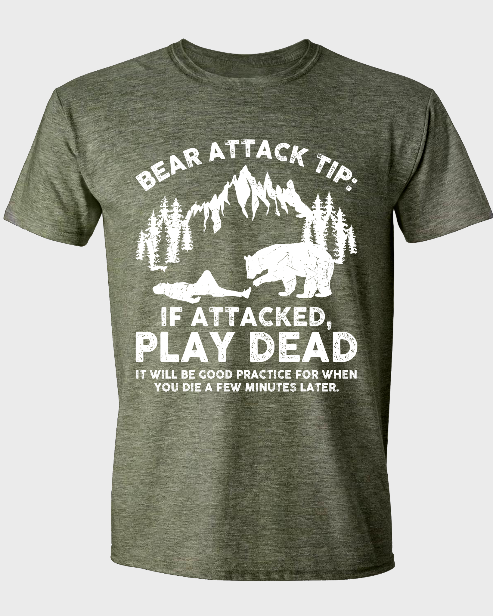 BEAR ATTACK TIP: IF ATTACKED PLAY DEAD