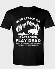 BEAR ATTACK TIP: IF ATTACKED PLAY DEAD