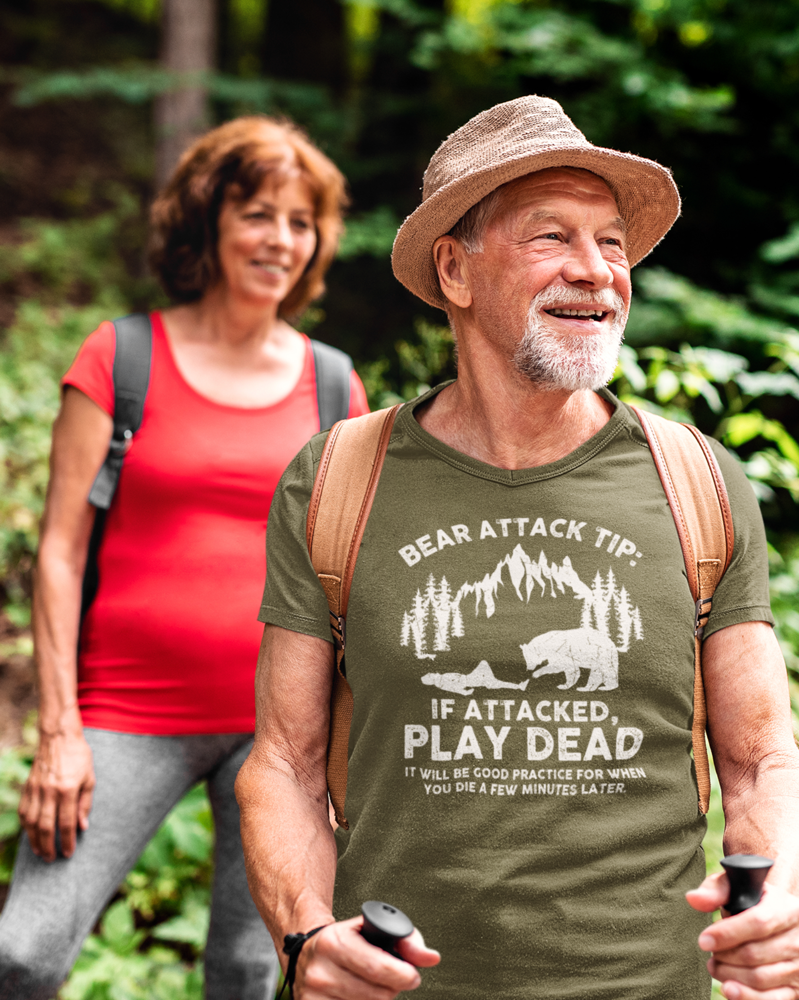 BEAR ATTACK TIP: IF ATTACKED PLAY DEAD
