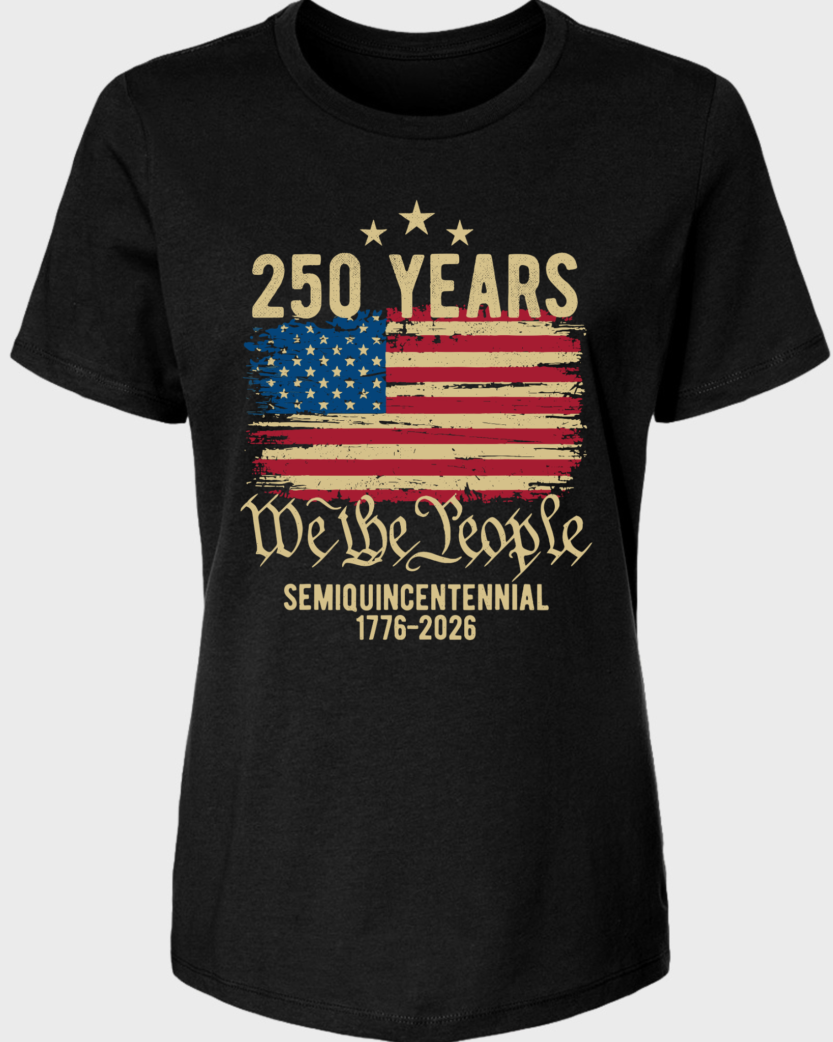 We The People 250 Years | 1776–2026 American Pride Women's T-Shirt