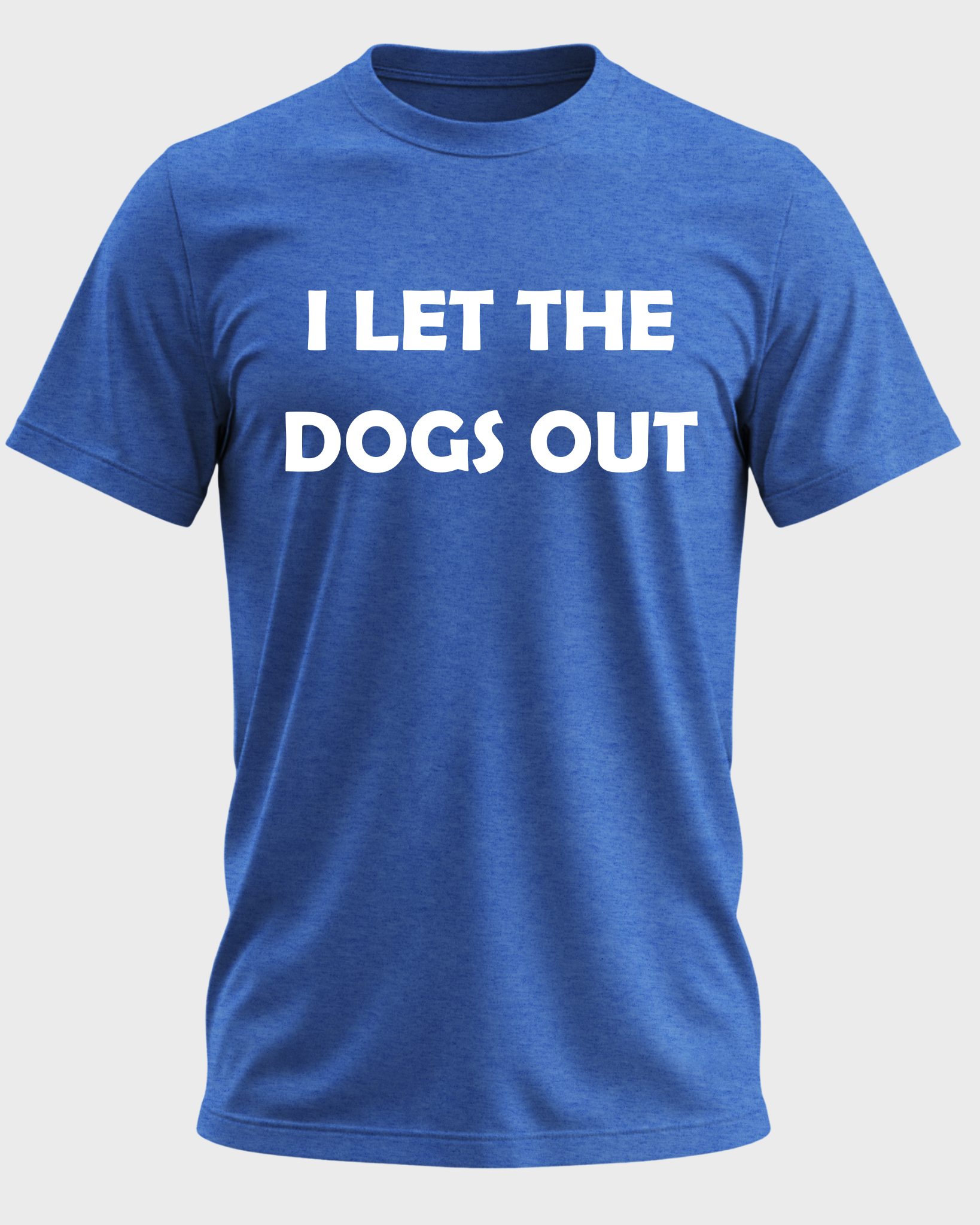 I Let the Dogs Out T-Shirt – Funny Dog Owner Shirt, Dog Walker Humor Tee, Pet Parent Graphic T-Shirt