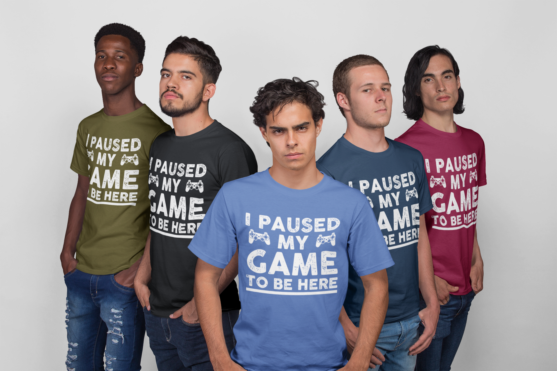 I PAUSED MY GAME TO BE HERE T-SHIRT