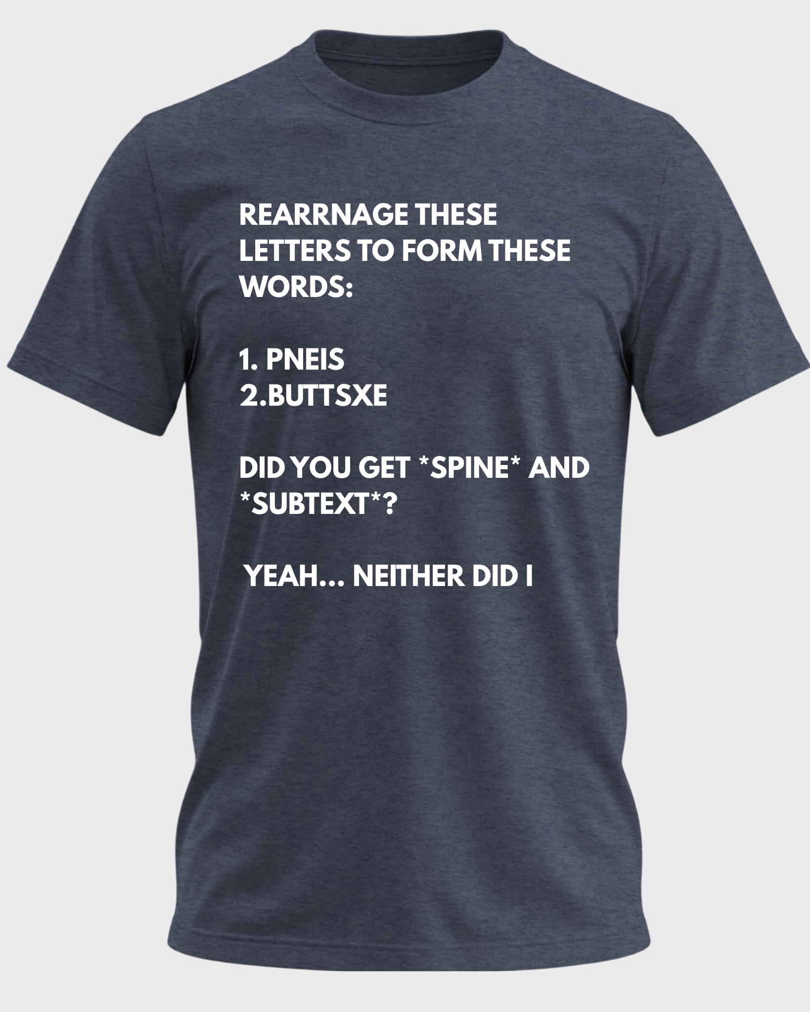 Rearrange These Letters Puzzle Tee