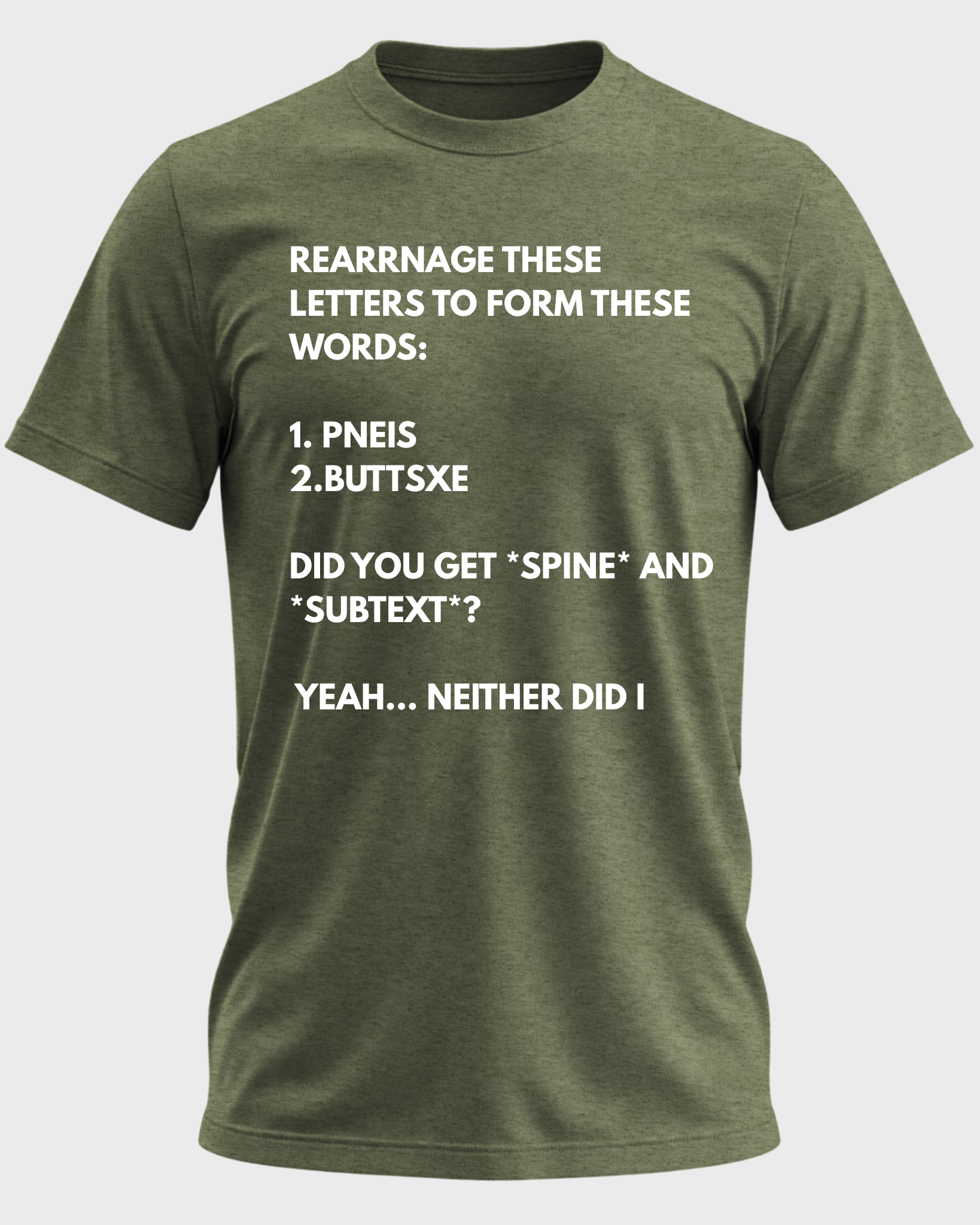 Rearrange These Letters Puzzle Tee
