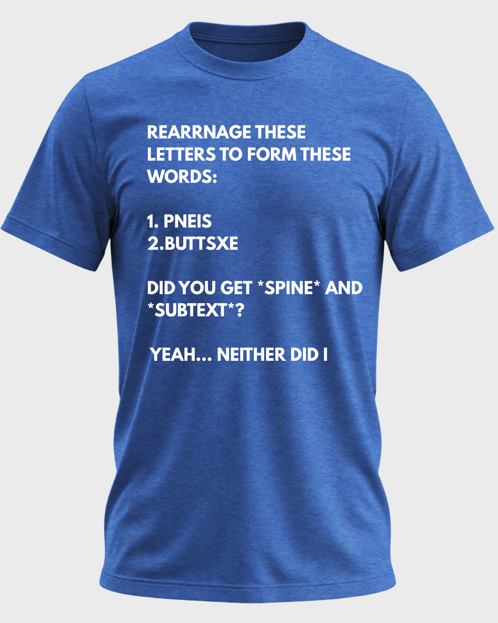 Rearrange These Letters Puzzle Tee