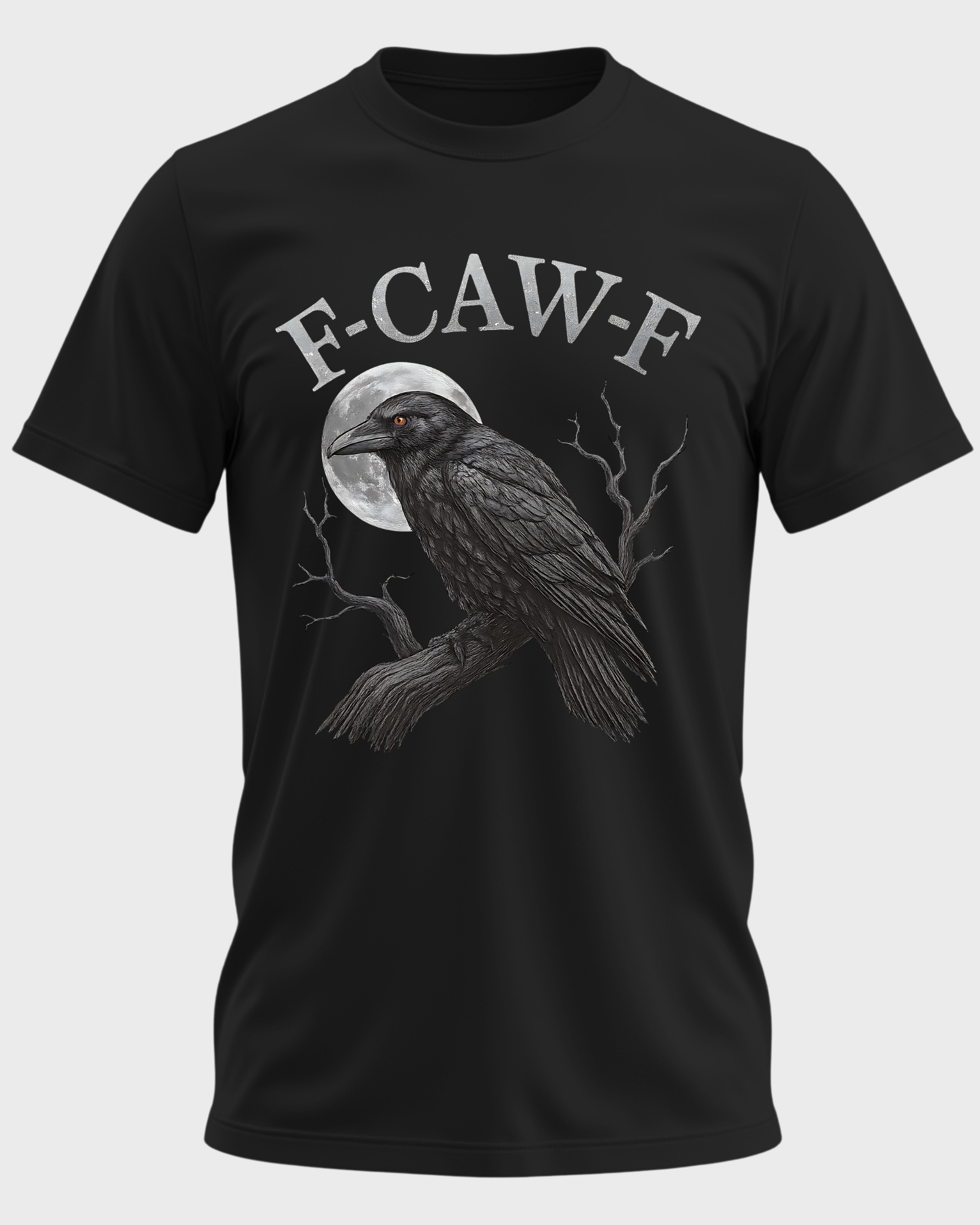 F-CAW-F Funny Raven T-Shirt