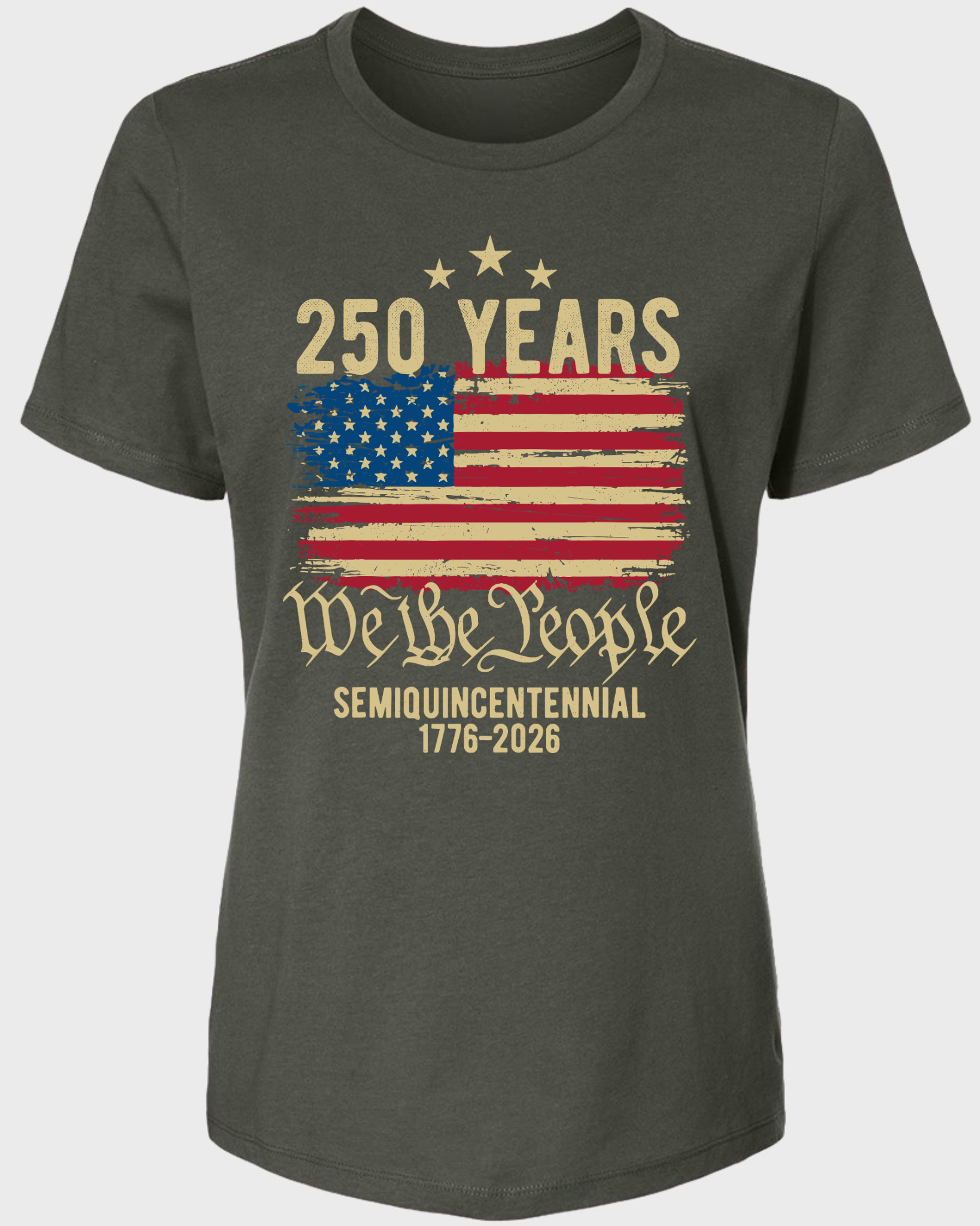 We The People 250 Years | 1776–2026 American Pride Women's T-Shirt