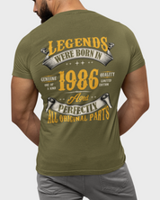 LEGENDS WERE BORN BACK AND FRONT