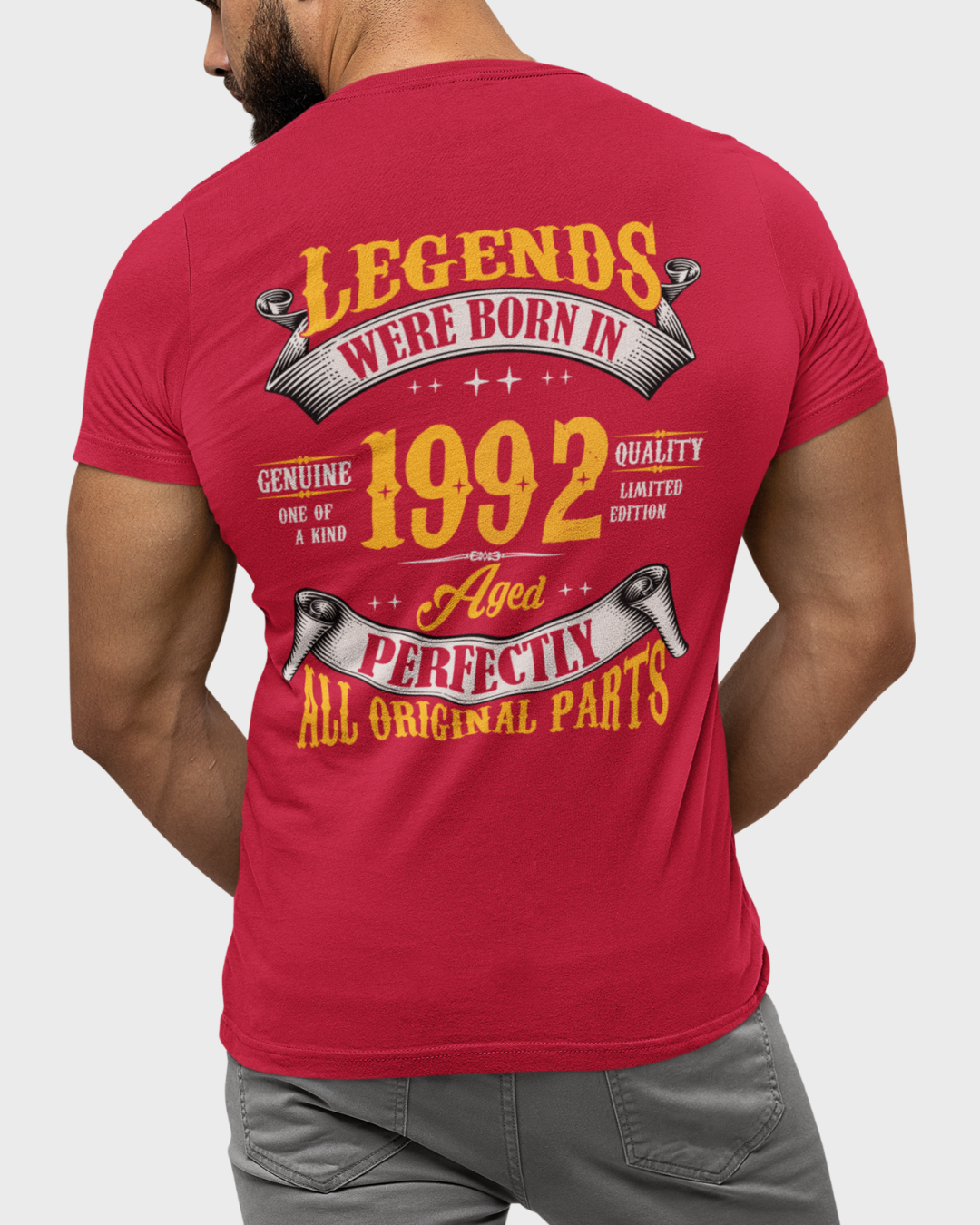 LEGENDS WERE BORN BACK AND FRONT