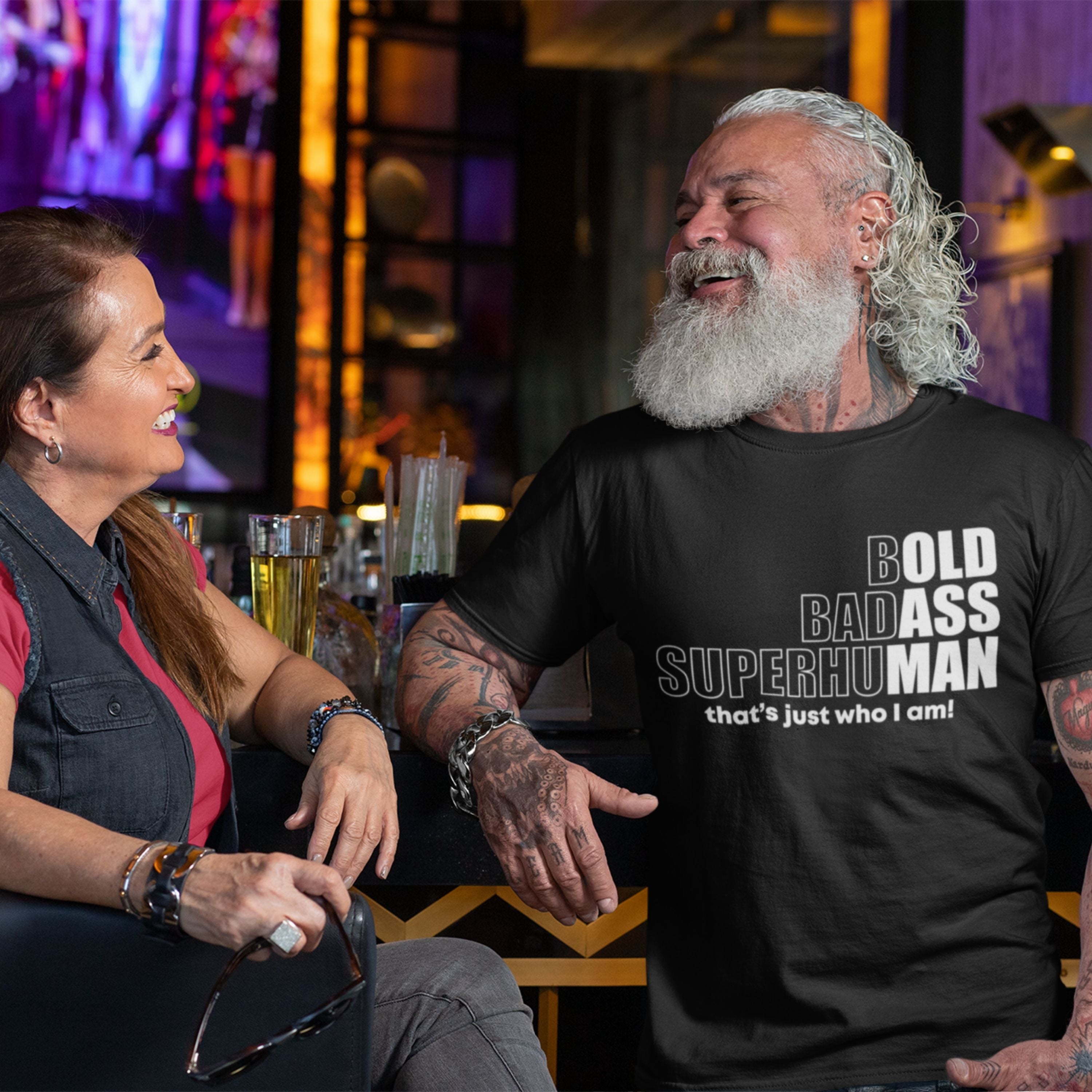 Bold Badass Superhuman T-Shirt