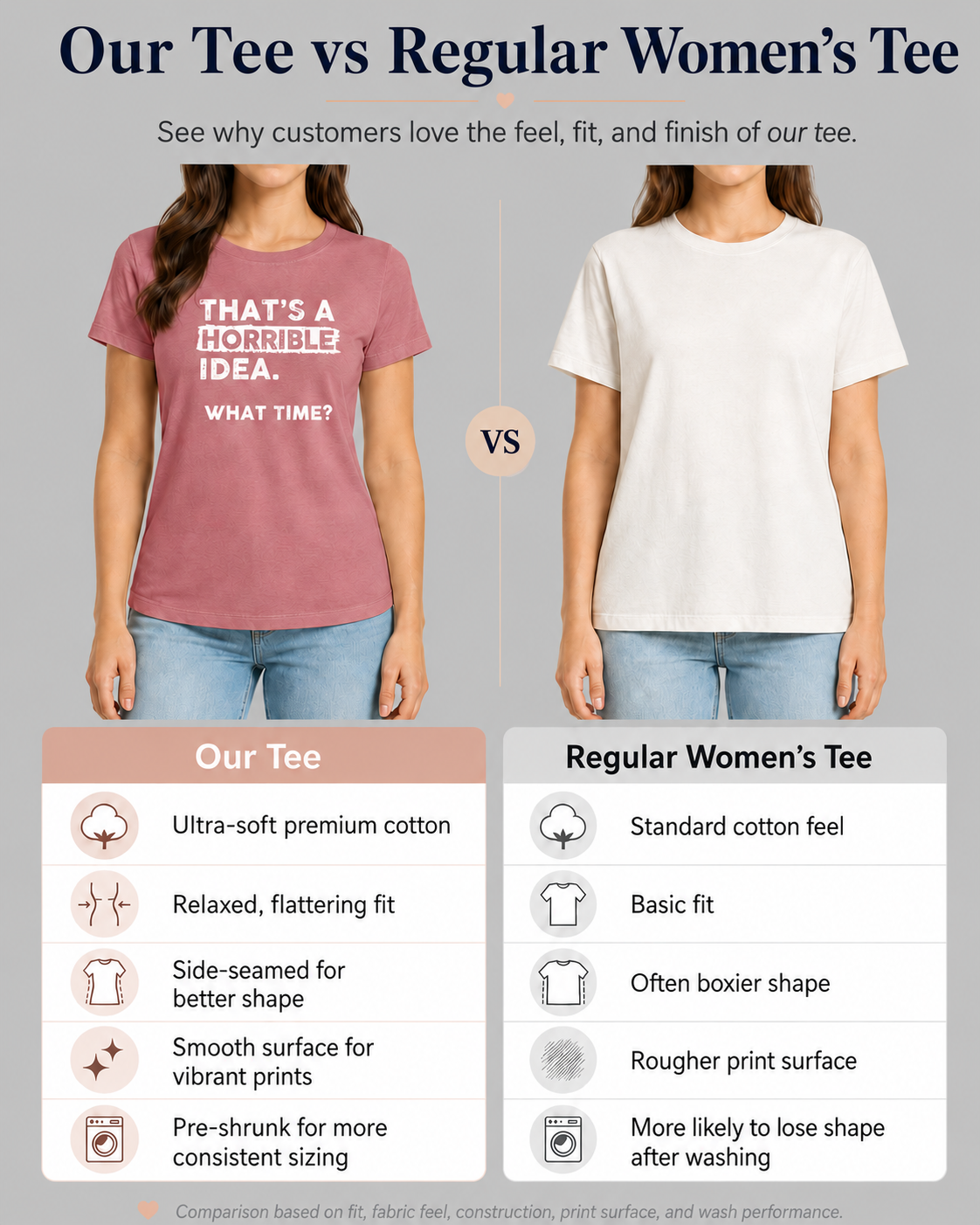 THAT'S A HORRIBLE IDEA WHAT TIME? WOMENS T-SHIRT